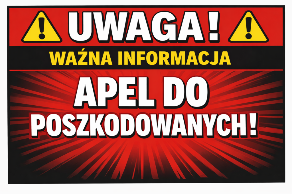 Poszkodowani przez Wojciech Donotek i Paweł Majcher